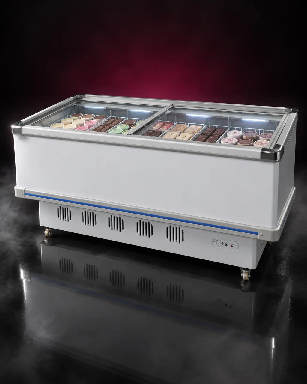 Celfrost Island Freezer IL 450 — illustrative render