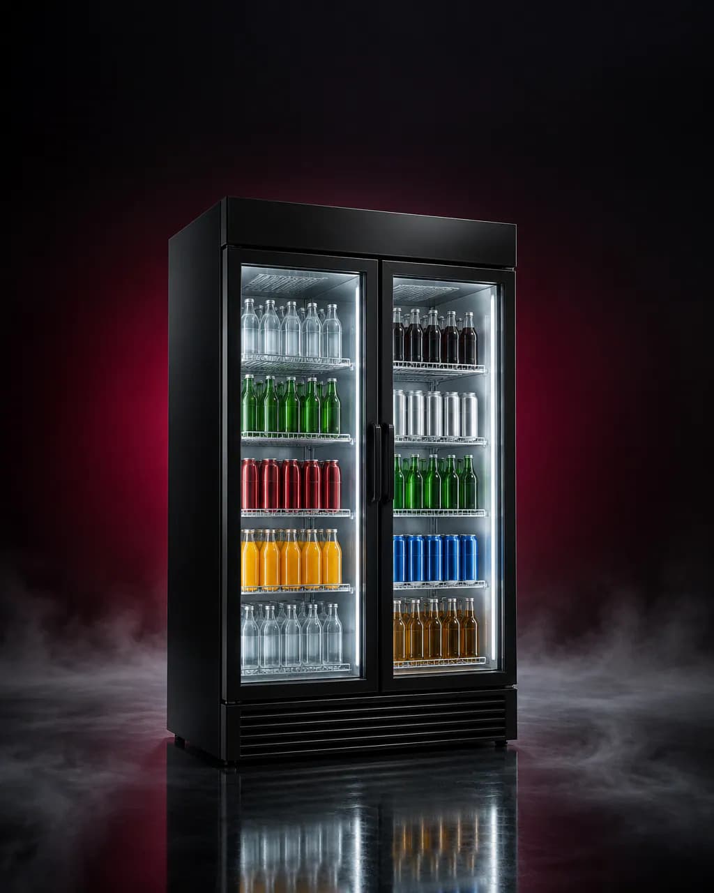 Celfrost Visi Cooler FKG 1000 SG / SG Black Chiller — illustrative render