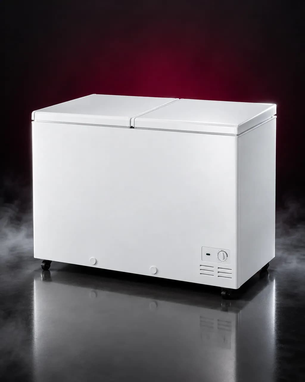 HDF 385HC Deep Freezer Combo — illustrative render