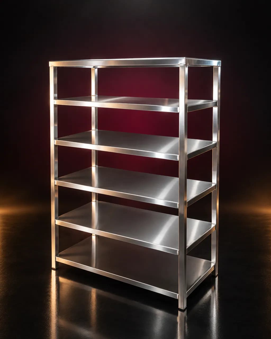 SS Storage Rack — illustrative render
