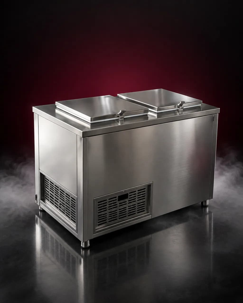 SS Deep Freezer — illustrative render