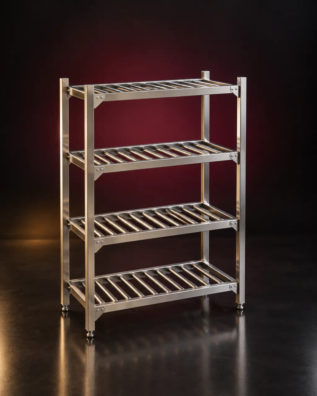 SS Pot Rack — illustrative render