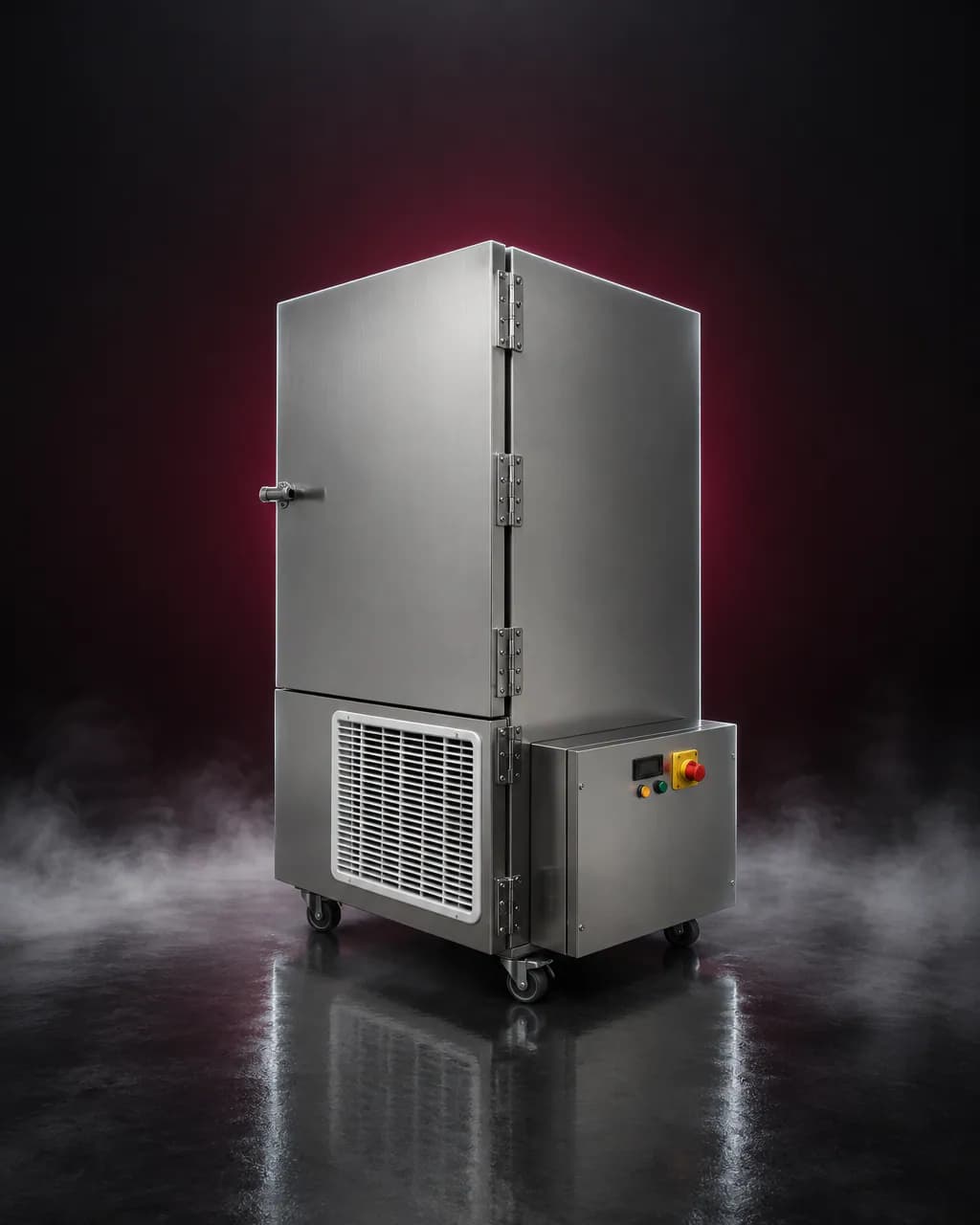 Ultra Low Temperature Deep Freezer — illustrative render