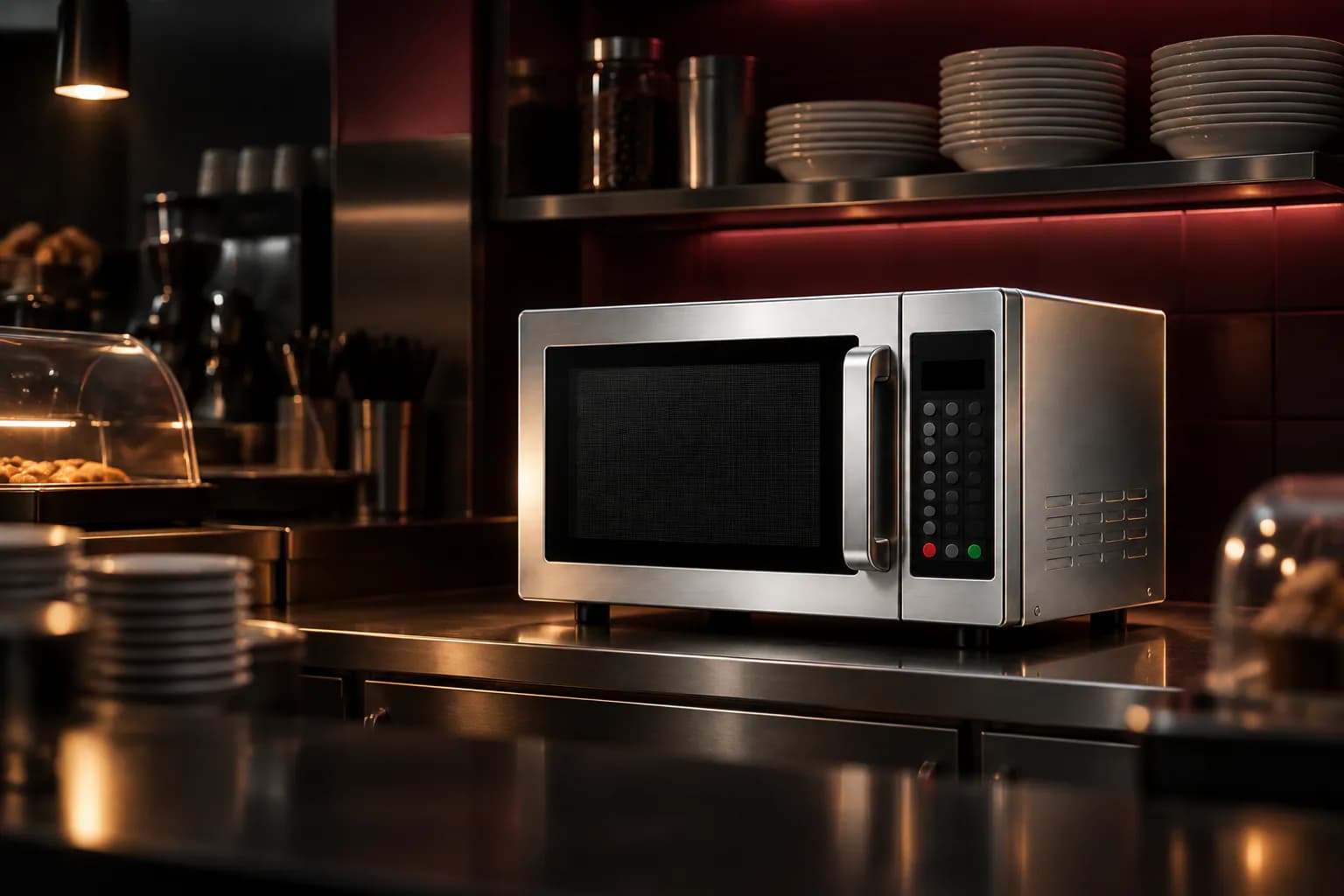 Celfrost CMO 25 Commercial Microwave Oven in use — illustrative render