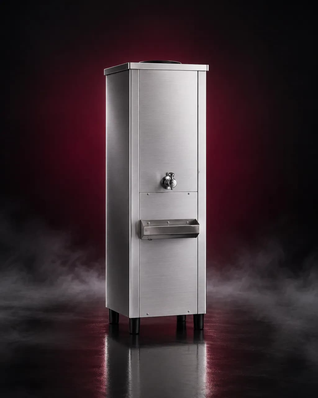 Commercial SS Water Cooler — illustrative render