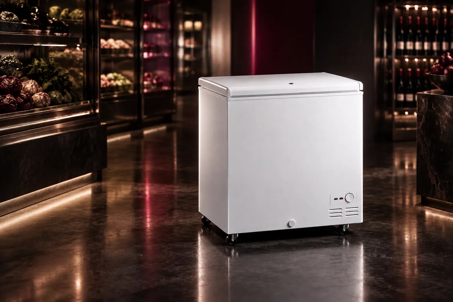 Haier Deep Freezer 230 L in use — illustrative render