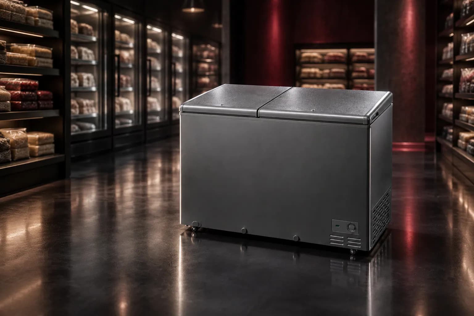 Haier Polar Combi Deep Freezer 400 in use — illustrative render