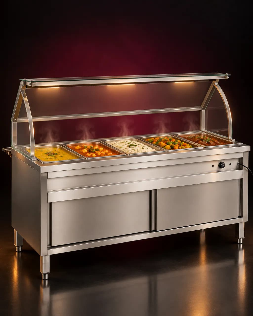 Hot Bain Marie — illustrative render