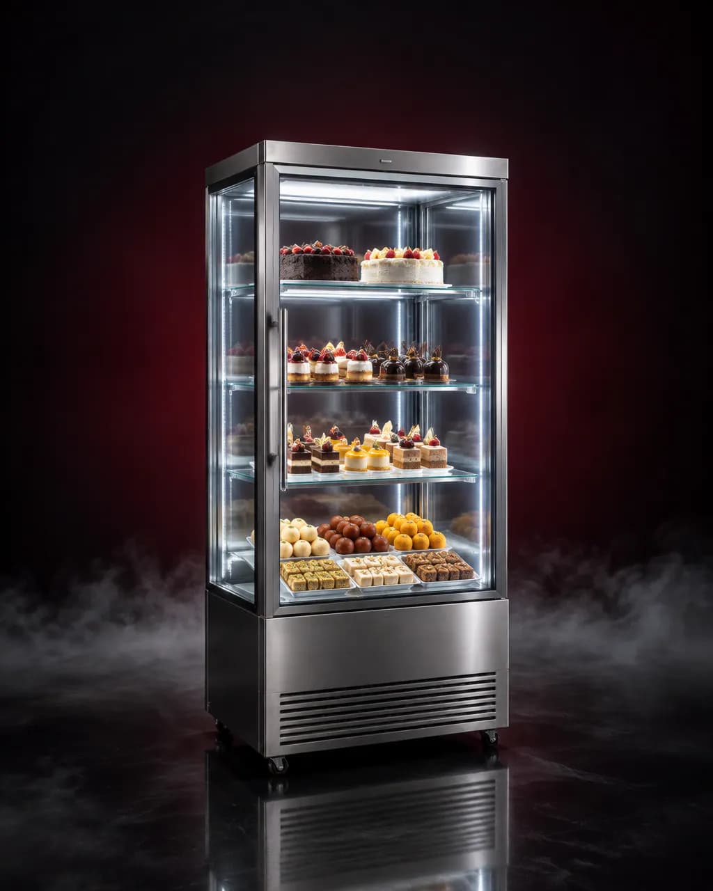 Refrigerator Display Case — illustrative render