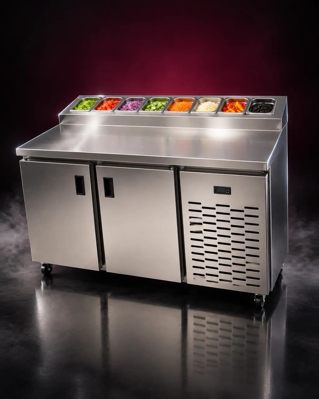 SS Prep Counter / Makeline — illustrative render